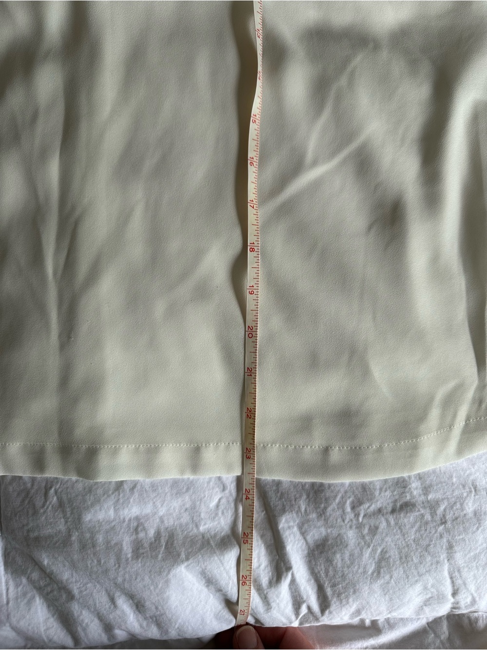 J. Crew Cream Sleeveless Ruffle-Trim Shell - Picture 4 of 4